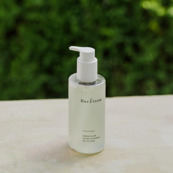 Herbloom Green Clear Vegan Cleansing Oil to Foam