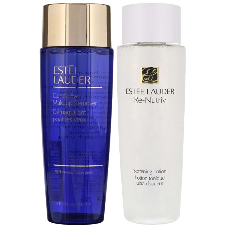 Estée Lauder Duo Gentle Eye Makeup Remover 100ml & Re-Nutriv Softening Lotion 250ml