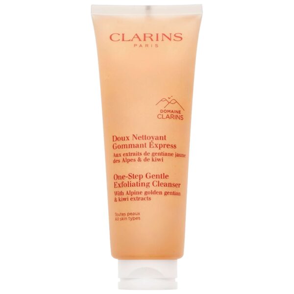 Clarins One-Step Gentle Exfoliating Cleanser 125ml, exfoliating daily cleanser, gentle cleanser Clarins